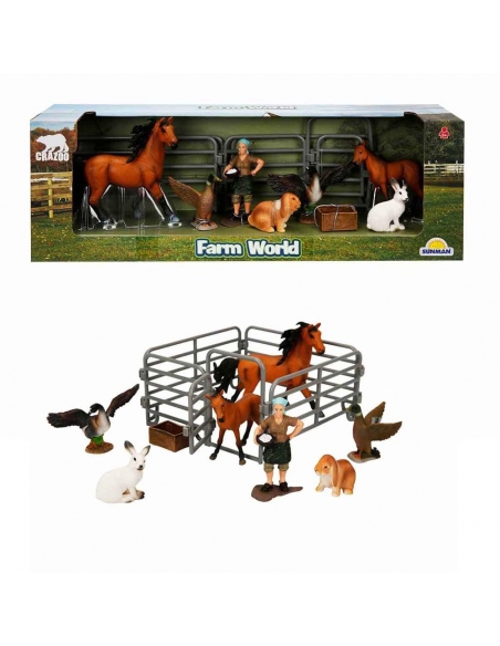 Wild Life Çitli Çiftlik Seti 1 adet