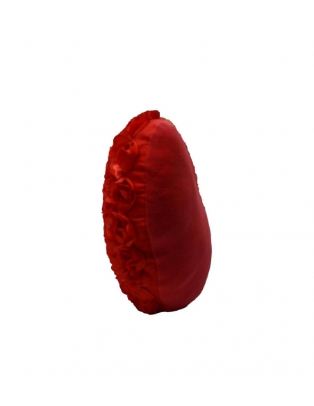 PELUŞ GÜLLÜ YASTIK HALLEY