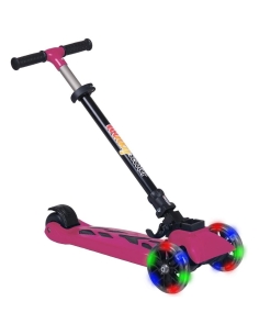 LSC5-I LEDDY 2+ SCOOTER IŞIKLI PEMBE 50KG 2