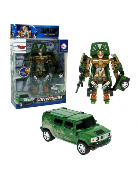 HW-899-1-2-5 KUT. DÖNÜŞEBİLEN ROBOT JEEP 1:24 -VRD