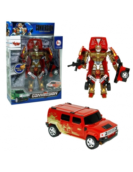 HW-899-1-2-5 KUT. DÖNÜŞEBİLEN ROBOT JEEP 1:24 -VRD