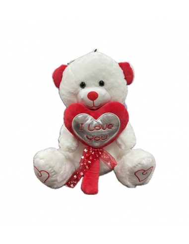 PELUŞ 40 CM ŞEKER KALPLİ AYI HALLEY