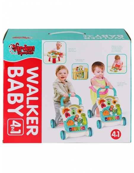 PİYANOLU 4 İN 1 BEBEK YÜRÜTEÇ
