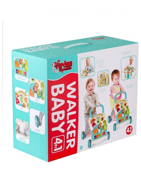 PİYANOLU 4 İN 1 BEBEK YÜRÜTEÇ