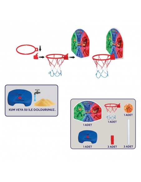 PJ Masks Ayaklı Basketbol Set