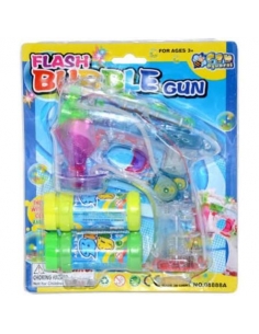 Pilli Işıklı Müzikli Baloncuk Köpük Tabancası 2