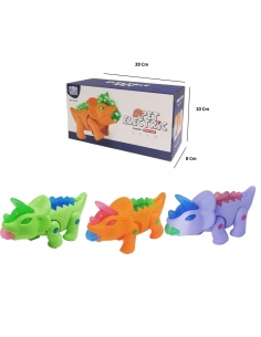 Pilli Boynuzlu Hareketli Yürüyen Dinozor Oyuncak