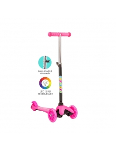 Torutoys Twist Işıklı Scooter Pembe