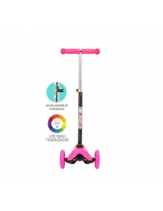 Torutoys Twist Işıklı Scooter Pembe 2