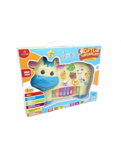 Işıklı Müzikli İnek Görünümlü Piyano