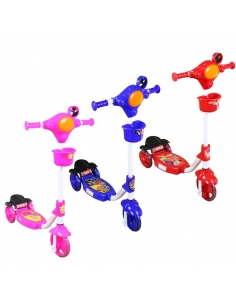 3 Tekerlekli Sepetli Frenli Scooter