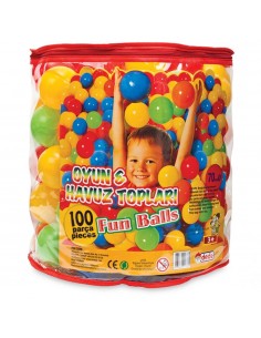 Dede Oyuncak Oyun Havuz Topu 7cm 100 Adet