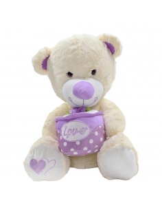 Çiçekli Ayı Peluş Oyuncak 55 cm 2