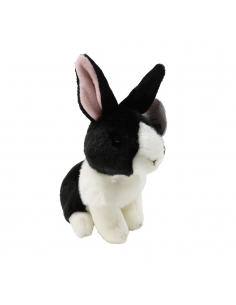 Siyah Tavşan Peluş Oyuncak 18 cm 2