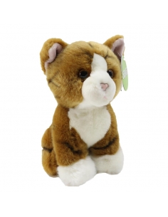 Sarı Yavru Kedi Peluş Oyuncak 18 cm 2