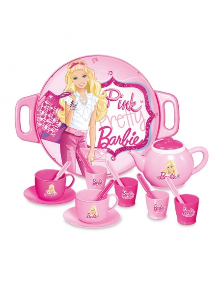 Barbie Tepsili Çay Set