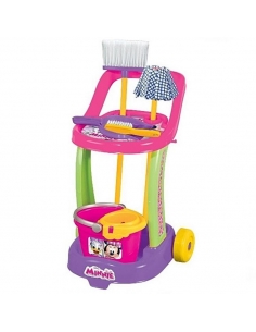 Orjinal Lisanslı Oyuncak Minnie Mouse Temizlik Arabası