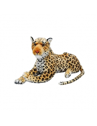 S00001399 PELUŞ LEOPAR YATAN 90 CM -SUN