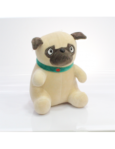 Oturan Pug Peluş Köpek 30Cm 2
