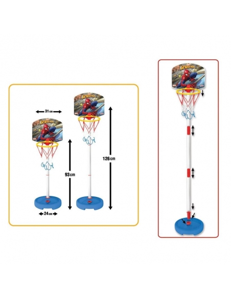 03653 Spiderman Küçük Ayaklı Basketbol Set 03653 Spiderman Küçük Ayaklı Basketbol Set