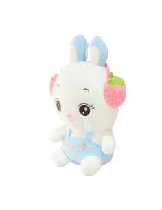 Çilek Kulaklıklı Tavşan Peluş Oyuncak 30 cm 1 adet 2