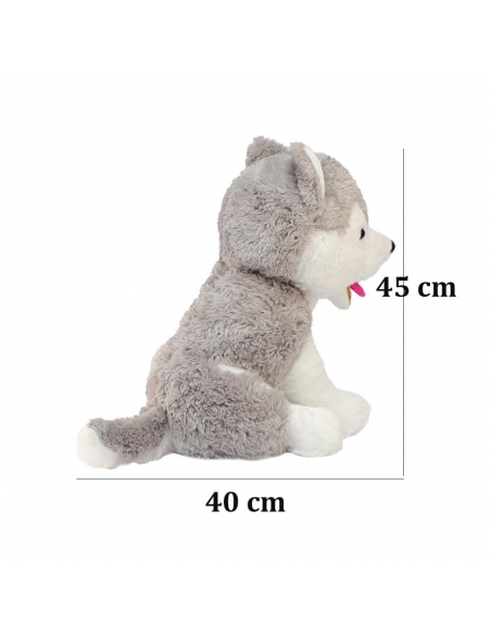 Sibirya Kurdu Peluş Oyuncak 45 cm