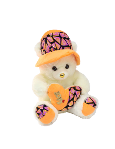 Love Kapli Şapkalı Ayı Peluş Oyuncak 35 cm 2