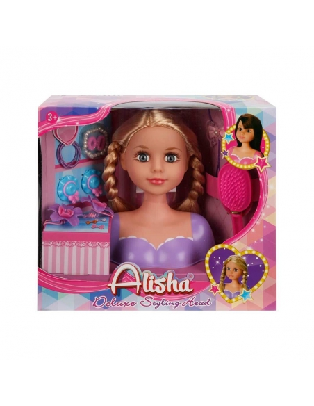 Alisha Delüks Büst Saç Tasarım Seti