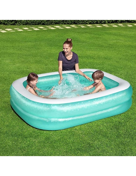 Bestway Büyük Dikdörtgen Aile Havuzu 201x150x51cm